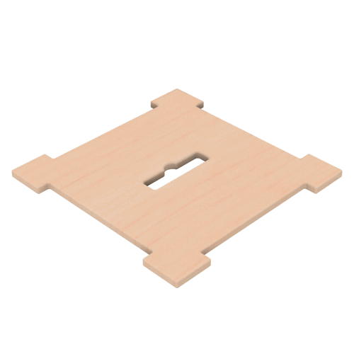Holzdeckel für Stapelkiste