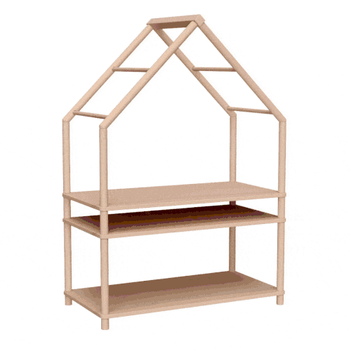 Montessori Kita Stollen Spielregal - modular erweiterbar und anpassbar