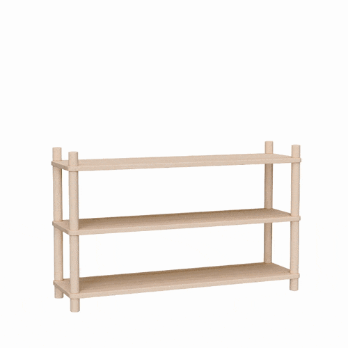Montessori Stollenregal breit - erweiterbar und anpassbar