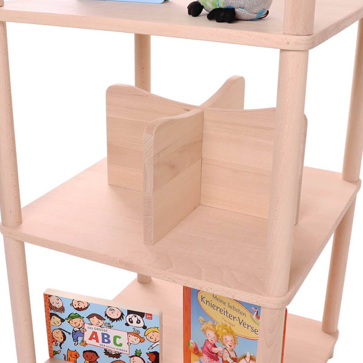 Bücherstütze für Montessori Bücherregal
