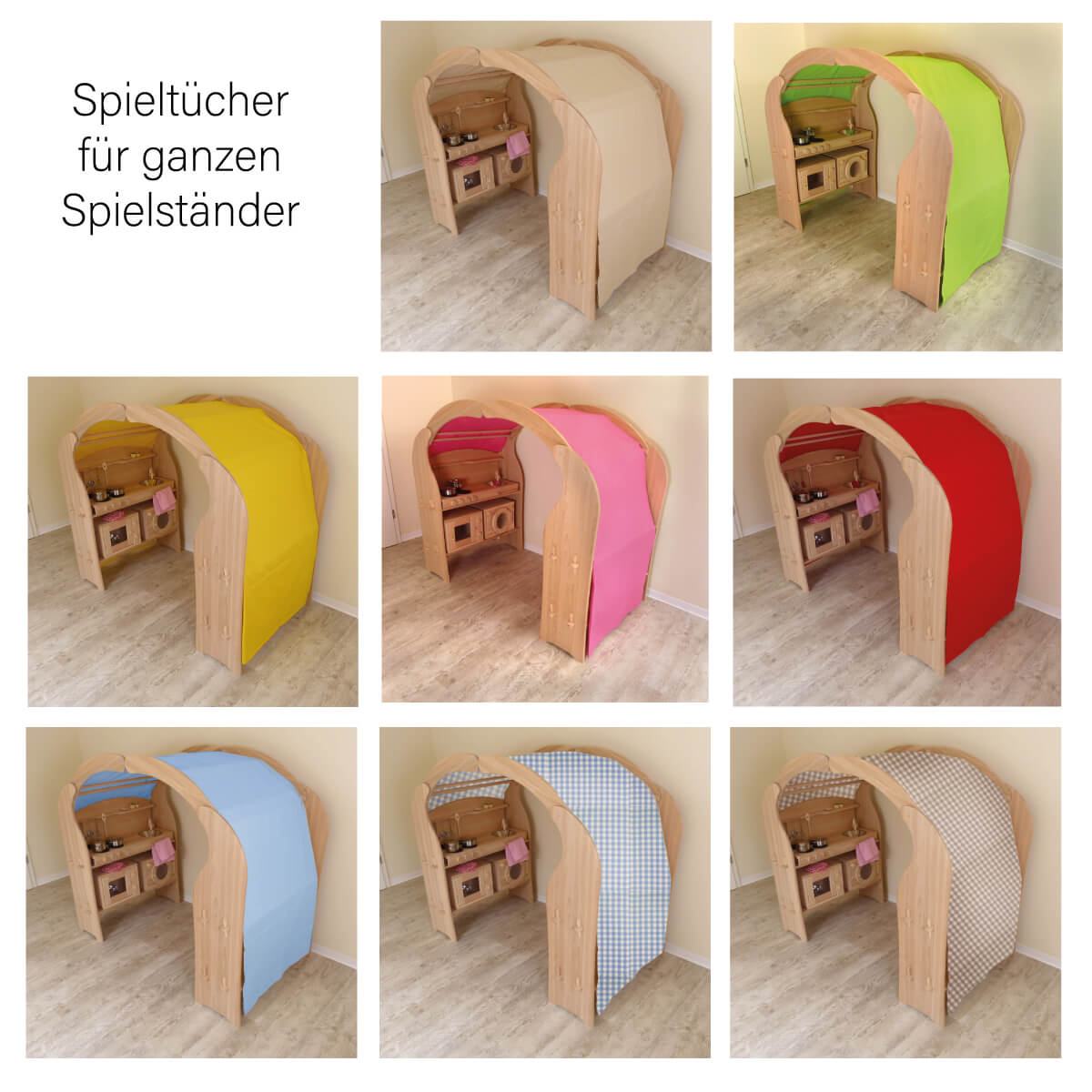 Spieltücher für den ganzen Spielständer - In verschiedenen Farben