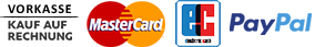 Zahlungsmöglichkeiten Vorkasse Mastercard EC Zahlung PayPal
