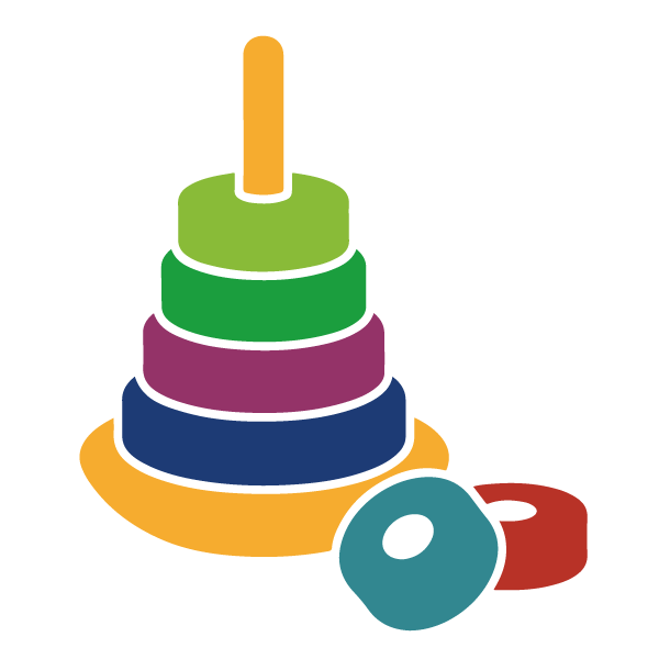 Stapelturm-Spielzeug - pädogogisch wertvolles Spielzeug - hochwertiges Holzspielzeug - kreatives Spielzeug - Originelle Geburtstaggeschenke