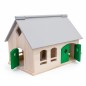 Preview: Kinder Bauernhof aus massiv Buche Vollholz