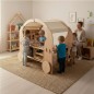 Preview: Kinder Foodtruck aus Holz in der Kita oder bei der Tagesmutter.