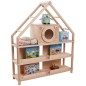 Preview: 2 in 1 Puppenhaus und Montessori Regal