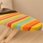 Preview: Detail bunter Bezug für Kinder Bügelbrett gestreift