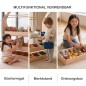 Preview: Holz Kaufladen Einsatz als Bäckerei, Marktstand und Eisdiele für vielseitige Rollenspiele