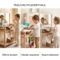 Preview: Montessori Waschtisch NERI unterstützt tägliche Pflegerituale wie Zähneputzen, Hände waschen und Haare kämmen