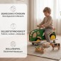 Preview: Holz Traktor BERTI fördert Bewegung, Selbstständigkeit und kreatives Bauernhof-Rollenspiel.