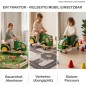 Preview: Holz Traktor BERTI als Bauernhof-Traktor, Verkehrsübungsplatz und Slalom-Parcours.
