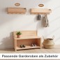 Preview: Kinder Sitzbank Garderobe mit passendem Zubehör – separat erhältlich und ideal kombinierbar.