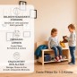 Preview: Kinder Sitzbank mit Schuhregal fördert Selbstständigkeit, Ordnung lernen und erleichtert den Alltag.