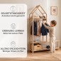 Preview: Montessori Garderobe unterstützt Selbstständigkeit, Ordnung und Alltag im Kinderflur