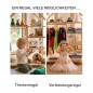 Preview: Montessori Kleiderschrank vielseitig nutzbar als Themenregal und/oder Verkleidungsregal