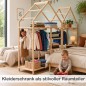 Preview: Montessori Kleiderschrank als Raumteiler für Kinderzimmer