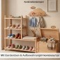 Preview: Schuhregal Kinder kombinierbar mit Garderobe und Aufbewahrung für den Flur