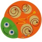 Preview: Kopf des Spielzeugssets "Raupe" sieht aus wie ein Marienkäfer.