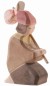 Preview: Hirte kniend | Holz-Krippen-Figur | Krippenfigur Ostheimer