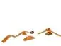 Preview: hochwertiges Bio-Babyspielzeug – Feinmotorik fördern – pädagogisches Spielzeug – Waldorf geeignet – Große Kinder-Holzbrücke 4-teilig Massivholz Bauklötze-Autobrücke - geschicklichkeit - ökologisch