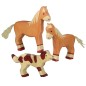 Preview: krippenfiguren set pferd-hohlen-hund