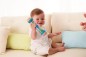 Preview: Blaue Rassel für Kinder und Baby