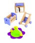 Preview: Kinderzimmer Puppenmöbel Set