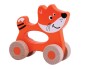 Preview: Hand-Schiebe-Tier Fuchs RS176C: Motorik-Lernspielzeug aus Holz für Babys und Kleinkinder mit ergonomischem Griffloch
