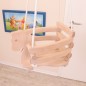 Preview: massives Schaukelpferd Indoor ,Holzspielzeug,Holz, Kleinkinder,Schaukel umbaubar, ökologisch, variabel anpassbar