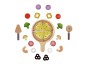 Preview: Kinderpizza aus Holz von Hape
