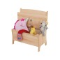 Preview: Kinder-Holztruhe, Kindersitzbank mit Ablagefach