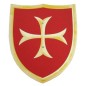 Preview: Ritter-Schutzschild rot | mittelalterliches Spielzeug | Kinder-Ritterburg | RS 730