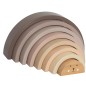 Preview: Stapelregenbogen & Sortierwürfel Holz Spielset | Kreatives Lernspielzeug