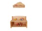 Preview: optionale Kombination mit Kinder-Schuhschrank, Sitzbank - Wolke-Garderobe-Kleinkindergarderobe – für Kindergarten, Kinderzimmer, Flur,Eingang – pädagogisch wertvolles Holzspielzeug – ökologisch und gesundes Kinder-Spielzeug - Ordnung- Jacken - Mützen