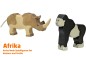 Preview: Gorilla und Nashorn | Afrika 3 Tier-Paket | Arche Spielfiguren | Holztiger