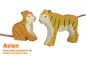 Preview: Tiger | Asien 1 Tier-Paket | Arche Spielfiguren | Holztiger