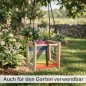 Preview: Babyschaukel aus Holz im Garten an einem Baum aufgehängt für Outdoor Nutzung