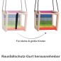 Preview: Babyschaukel mit abnehmbarem Sicherheitsgurt für kleine und größere Kinder