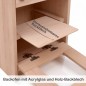Preview: Holzküche für Kinder mit Backofen, Acrylglas-Sichtfenster und Holz-Backblech – hochwertige Spielzeugküche