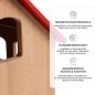 Preview: Holz Bauernhof aus massivem Buchenholz – handgefertigt mit abgerundeten Kanten