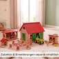 Preview: Holz Bauernhof mit Zubehör – Tiere, Traktor und Gebäude erweitern das Spielerlebnis