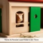 Preview: Holz Bauernhof Türen und Fenster – ideal zum Füttern der Tiere und für realistisches Spiel