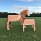 Preview: Kurze Lange Beine Set für Holzpferde