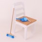 Preview: Reinigungsset-Kinderbesenset-Blau