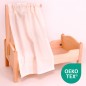 Preview: Puppenbett Himmel mit Himmelstange und Himmeltuch in Beige