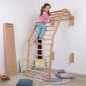 Preview: Sprossenwand mit Halterungen