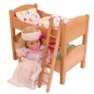 Preview: Puppenbett mit Bettwäsche