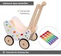 Preview: Lauflernwagen Puppenwagen bunte Klebepunkte