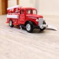 Preview: Feuerwehr Auto rot weiß mit Rückzugmotor