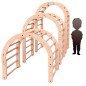 Preview: Flexi Kletterbogen Wippe Balu aus Vollholz